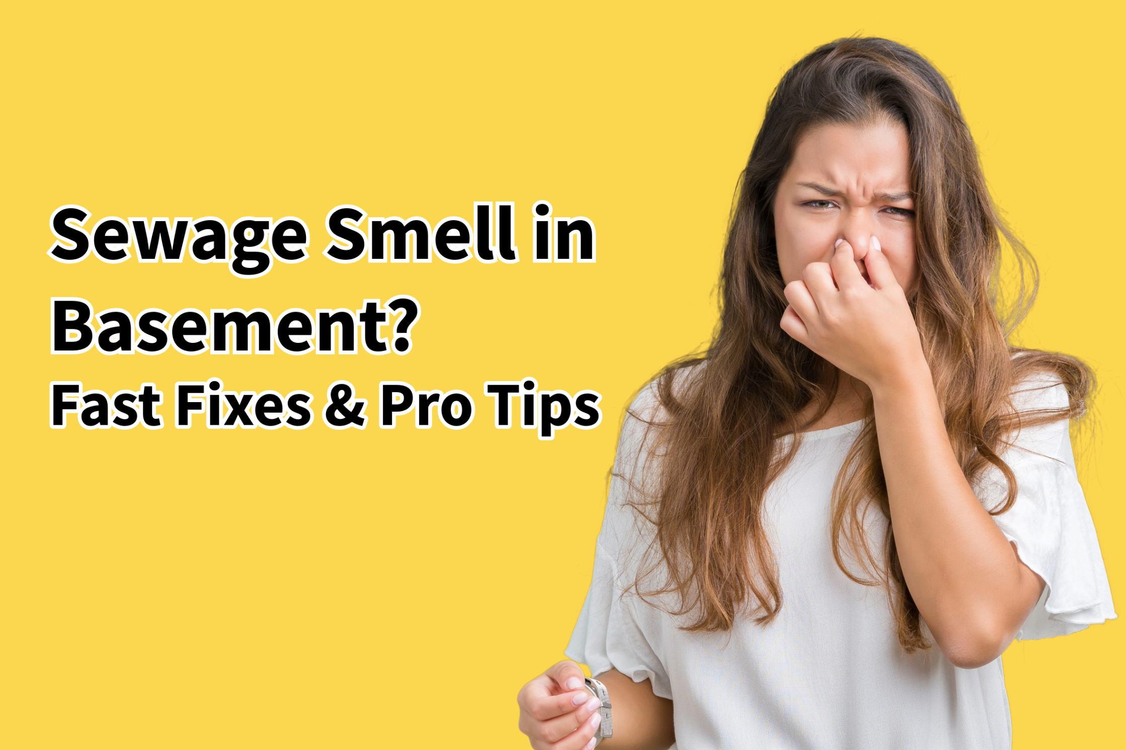 Beavercreek, Ohio plumbing blog on how to address sewage smells in your basement.